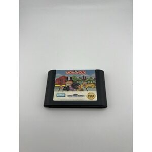 Monopoly (Sega Genesis, 1992) Authentic Tested Working Cart Only